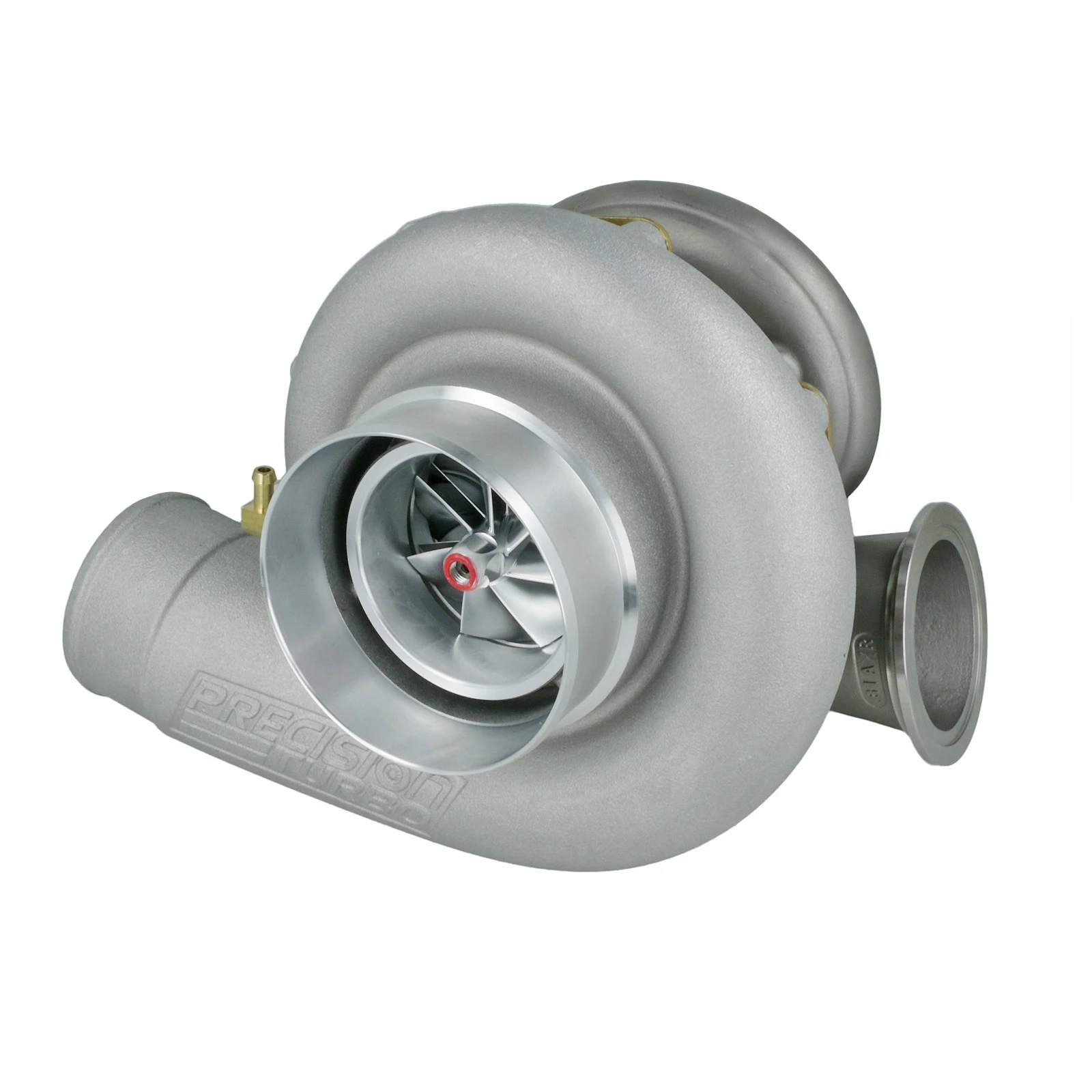 Precision Turbo PT 6870 NEXT GEN turbocharger / ball bearing / T4 (Twinscroll) 1.15 A/R / ext. WG / V-Band outlet / SCP-COVER / up to 1200 HP