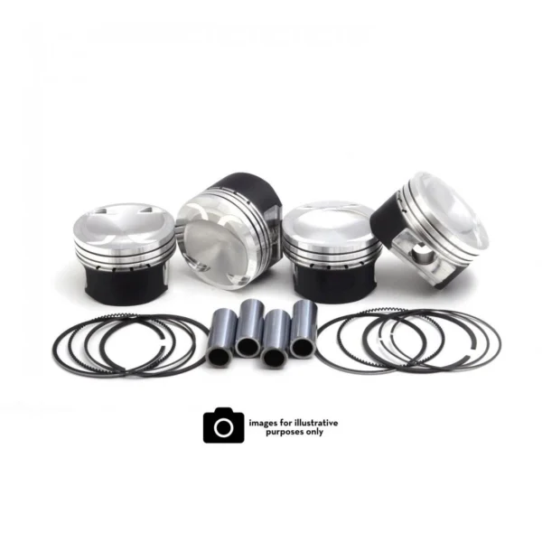 Audi 2.5L TFSI EA855 (23mm Pin) 10.0:1 Wossner Piston Kit (Hard Anodised Coating)